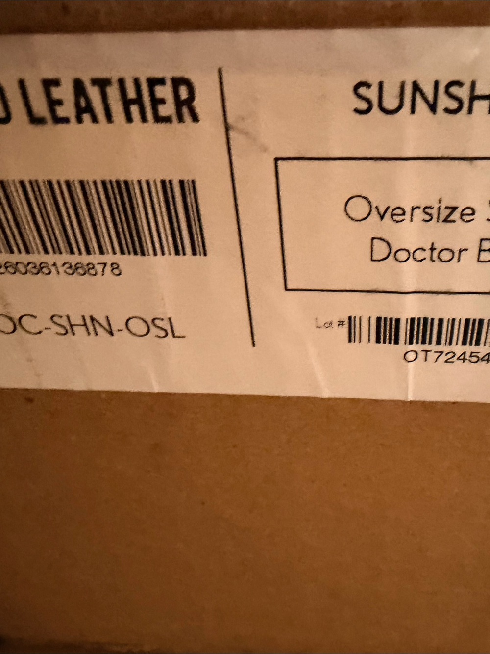 Oversize Doctor Bag -Sloan Portland leather